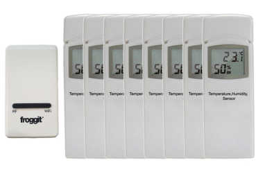 DP1500 Wi-Fi Weather Server USB Dongle incl. 8 x DP50/WH31A thermo-hygrometer wireless sensor